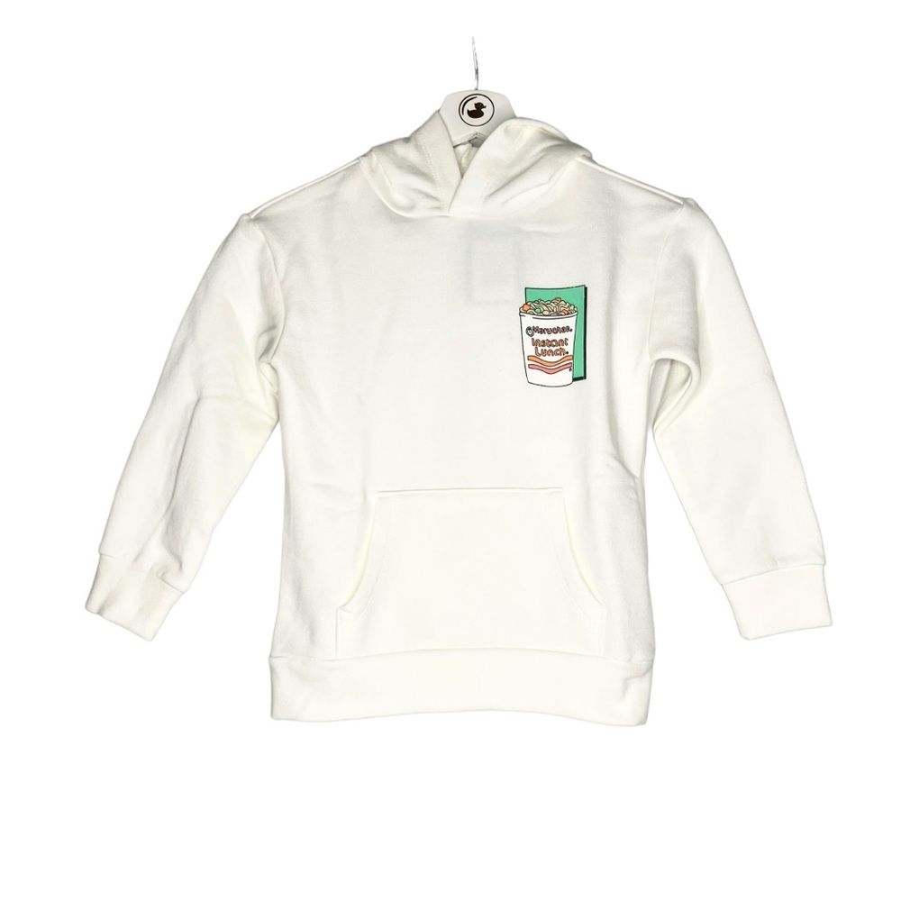Art Class NWT XS(4/5) Boy' Maruchan Ramen Noodle Graphic Hoodie cream - Picture 4 of 16